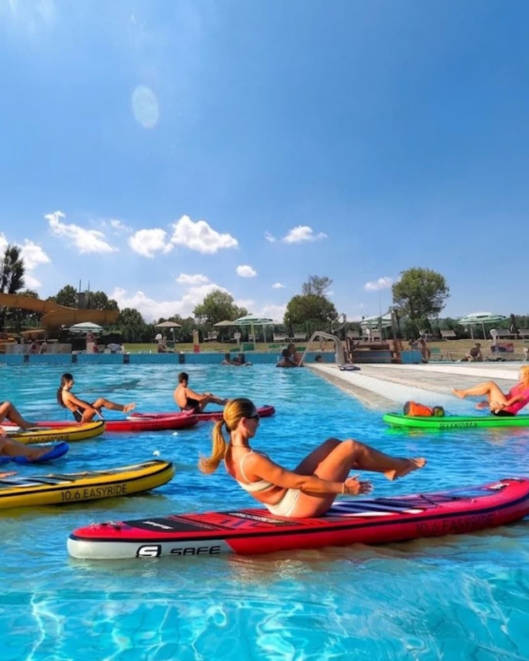 SUP Pilates in piscina — 3 Settembre